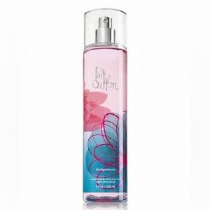 Pink Chiffon Bath and Body Works body mist fragrance